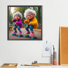 Load image into Gallery viewer, Diamond Painting - Full Round - Funny grandma (40*40CM)