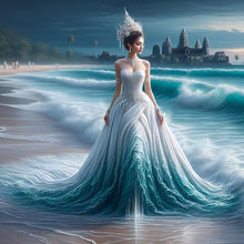 Load image into Gallery viewer, Diamond Painting - Full Round - Gorgeous skirt girl (40*40CM)