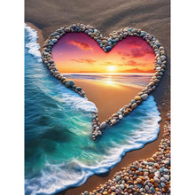 Load image into Gallery viewer, Diamond Painting - Full Round - Love beach (30*40CM)