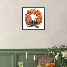 Load image into Gallery viewer, Diamond Painting - Full Square - Autumn wreath (30*30CM)