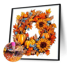 Load image into Gallery viewer, Diamond Painting - Full Square - Autumn wreath (30*30CM)