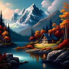Load image into Gallery viewer, Diamond Painting - Full Square - Autumn maple leaf (40*40CM)