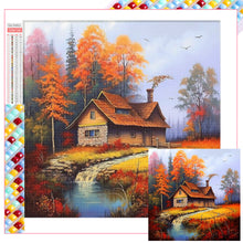 Load image into Gallery viewer, Diamond Painting - Full Square - Autumn maple leaf (40*40CM)