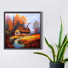 Load image into Gallery viewer, Diamond Painting - Full Square - Autumn maple leaf (40*40CM)