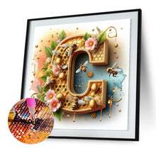 Load image into Gallery viewer, Diamond Painting - Full Round - Bee letter C (30*30CM)