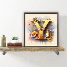 Load image into Gallery viewer, Diamond Painting - Full Round - Bee letter Y (30*30CM)