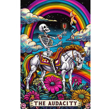 Load image into Gallery viewer, Diamond Painting - Full Round - Skull White horse (40*60CM)