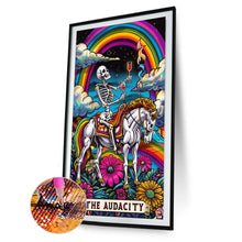Load image into Gallery viewer, Diamond Painting - Full Round - Skull White horse (40*60CM)