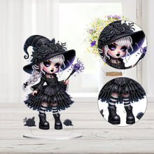 Load image into Gallery viewer, Acrylic Special Shaped Halloween Table Top Diamond Painting Ornament Kits (B)