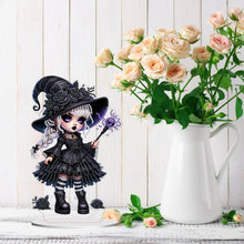 Load image into Gallery viewer, Acrylic Special Shaped Halloween Table Top Diamond Painting Ornament Kits (B)