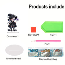 Load image into Gallery viewer, Acrylic Special Shaped Halloween Table Top Diamond Painting Ornament Kits (B)