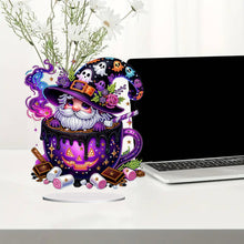 Load image into Gallery viewer, Acrylic Special Shaped Halloween Table Top Diamond Painting Ornament Kits (C)