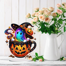 Load image into Gallery viewer, Acrylic Special Shaped Halloween Table Top Diamond Painting Ornament Kits (D)