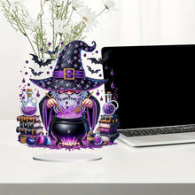 Load image into Gallery viewer, Acrylic Special Shaped Halloween Table Top Diamond Painting Ornament Kits (F)