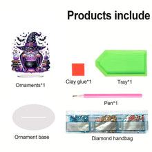 Load image into Gallery viewer, Acrylic Special Shaped Halloween Table Top Diamond Painting Ornament Kits (F)