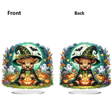 Load image into Gallery viewer, Acrylic Special Shaped Halloween Table Top Diamond Painting Ornament Kits (G)