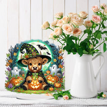Load image into Gallery viewer, Acrylic Special Shaped Halloween Table Top Diamond Painting Ornament Kits (G)