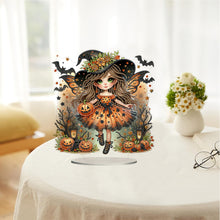 Load image into Gallery viewer, Acrylic Special Shaped Halloween Table Top Diamond Painting Ornament Kits (I)