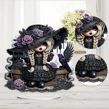 Load image into Gallery viewer, Acrylic Special Shaped Halloween Table Top Diamond Painting Ornament Kits (M)
