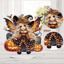 Load image into Gallery viewer, Acrylic Special Shaped Halloween Table Top Diamond Painting Ornament Kits (N)
