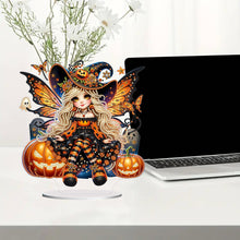Load image into Gallery viewer, Acrylic Special Shaped Halloween Table Top Diamond Painting Ornament Kits (N)