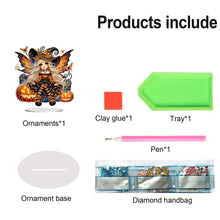 Load image into Gallery viewer, Acrylic Special Shaped Halloween Table Top Diamond Painting Ornament Kits (N)