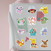 Load image into Gallery viewer, 12Pcs Diamond Painting Fridge Magnet Pokemon Fridge Stickers for Home Decor