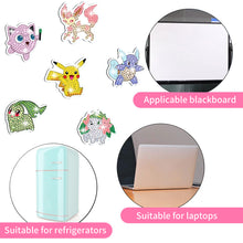 Load image into Gallery viewer, 12Pcs Diamond Painting Fridge Magnet Pokemon Fridge Stickers for Home Decor