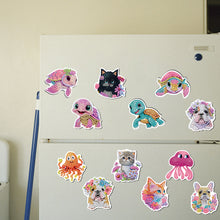Load image into Gallery viewer, 12Pcs Diamond Painting Fridge Magnet Animals Fridge Stickers for Home Decor