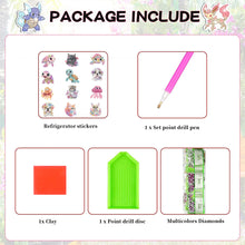 Load image into Gallery viewer, 12Pcs Diamond Painting Fridge Magnet Animals Fridge Stickers for Home Decor