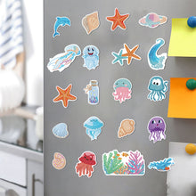 Load image into Gallery viewer, 20Pcs Sea Creatures Diamond Painting Fridge Stickers for Fridge Whiteboards