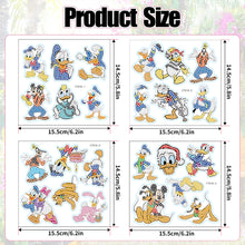 Load image into Gallery viewer, 24Pcs Donald Duck Series Diamond Painting Fridge Magnet Donald Duck and Friends