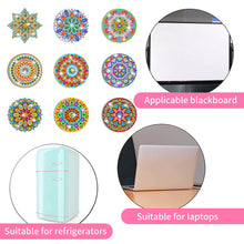 Load image into Gallery viewer, 24Pcs Mandala Diamond Painting Fridge Magnet Fridge Stickers for Home Decor
