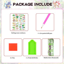 Load image into Gallery viewer, 30Pcs Plant Diamond Painting Fridge Magnet Fridge Stickers for Home Decor