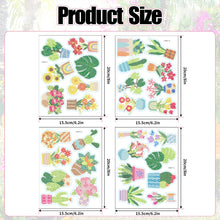 Load image into Gallery viewer, 30Pcs Plant Diamond Painting Fridge Magnet Fridge Stickers for Home Decor