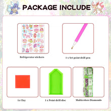 Load image into Gallery viewer, 30Pcs Dessert Diamond Painting Fridge Magnet Fridge Stickers for Home Decor