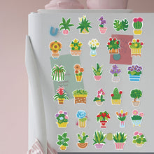 Load image into Gallery viewer, 30Pcs Plant Diamond Painting Fridge Magnet Fridge Stickers for Home Decor