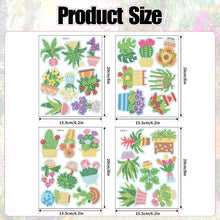 Load image into Gallery viewer, 30Pcs Plant Diamond Painting Fridge Magnet Fridge Stickers for Home Decor