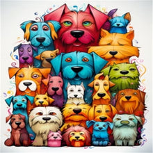 Load image into Gallery viewer, Diamond Painting - Full Square - Dog (40*50CM)