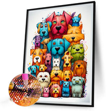 Load image into Gallery viewer, Diamond Painting - Full Square - Dog (40*50CM)