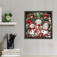 Load image into Gallery viewer, AB Diamond Painting - Full Round - Christmas snowman (40*40CM)