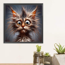 Load image into Gallery viewer, Diamond Painting - Full Round - Fried cat (30*30CM)