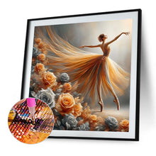 Load image into Gallery viewer, Diamond Painting - Full Round - Girl with gorgeous skirt (40*40CM)