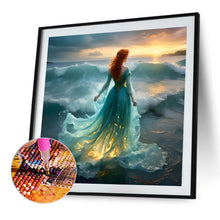 Load image into Gallery viewer, Diamond Painting - Full Round - Girl with gorgeous skirt (40*40CM)
