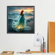 Load image into Gallery viewer, Diamond Painting - Full Round - Girl with gorgeous skirt (40*40CM)