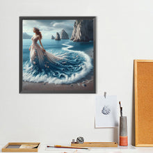 Load image into Gallery viewer, Diamond Painting - Full Round - Girl with gorgeous skirt (40*40CM)