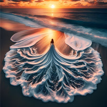 Load image into Gallery viewer, Diamond Painting - Full Round - Girl with gorgeous skirt (40*40CM)