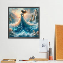 Load image into Gallery viewer, Diamond Painting - Full Round - Girl with gorgeous skirt (40*40CM)