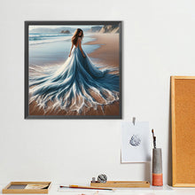 Load image into Gallery viewer, Diamond Painting - Full Round - Girl with gorgeous skirt (40*40CM)