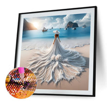 Load image into Gallery viewer, Diamond Painting - Full Round - Girl with gorgeous skirt (40*40CM)